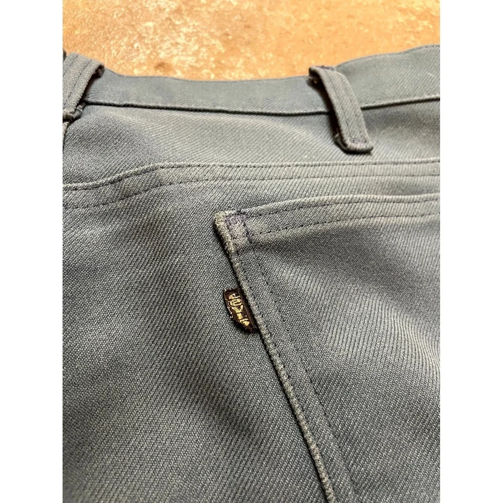 Vintage Levi's Chino Pants Mens 34x30 Teal‎ Mid Rise Bootcut Leg Western Casual